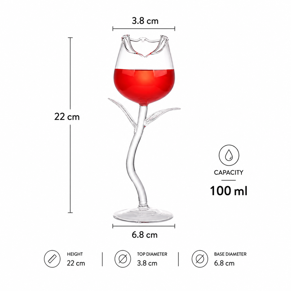 Rose Glass — product view 2