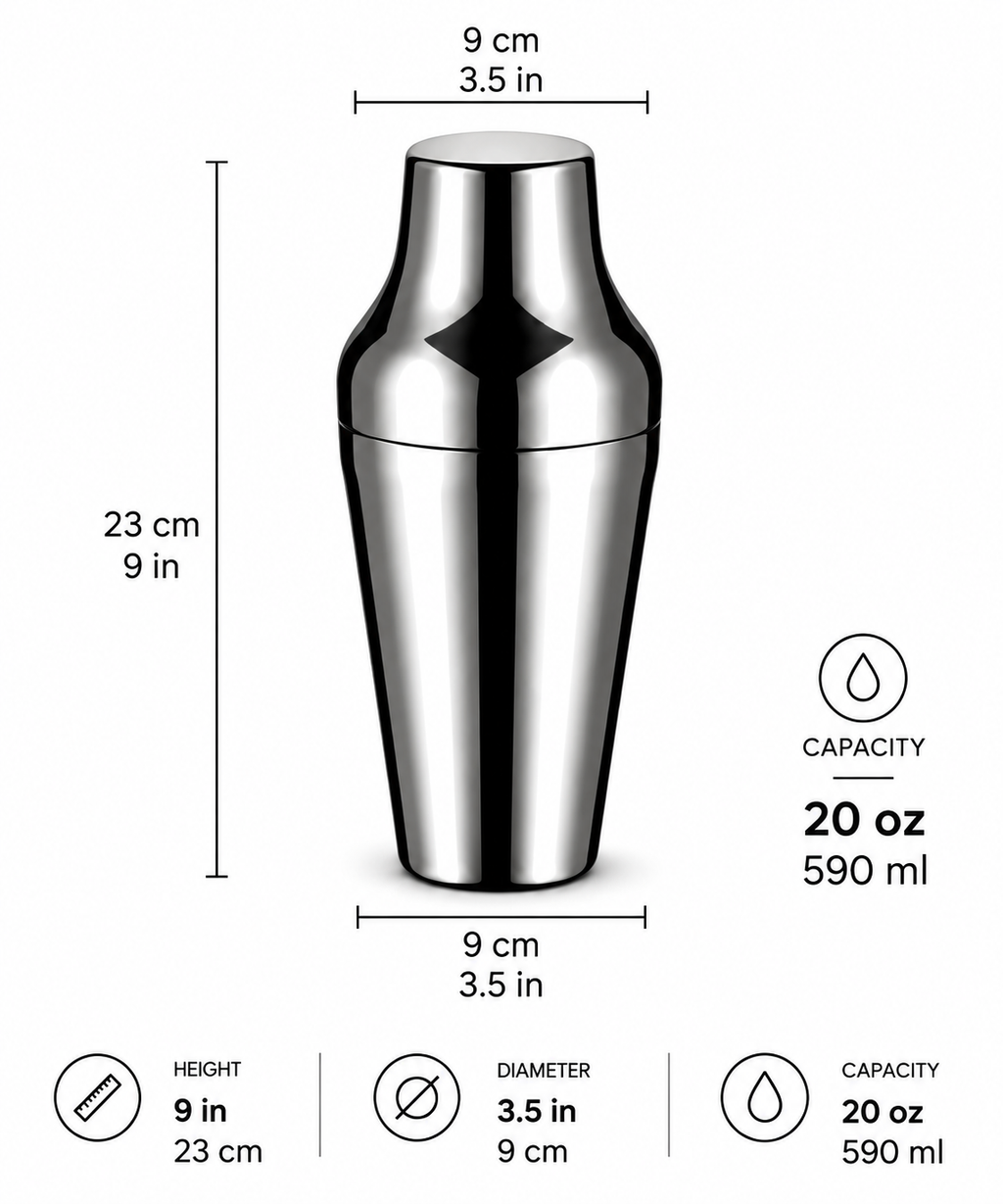 Parisienne Shaker — product view 2