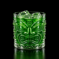 Short Tiki Glass