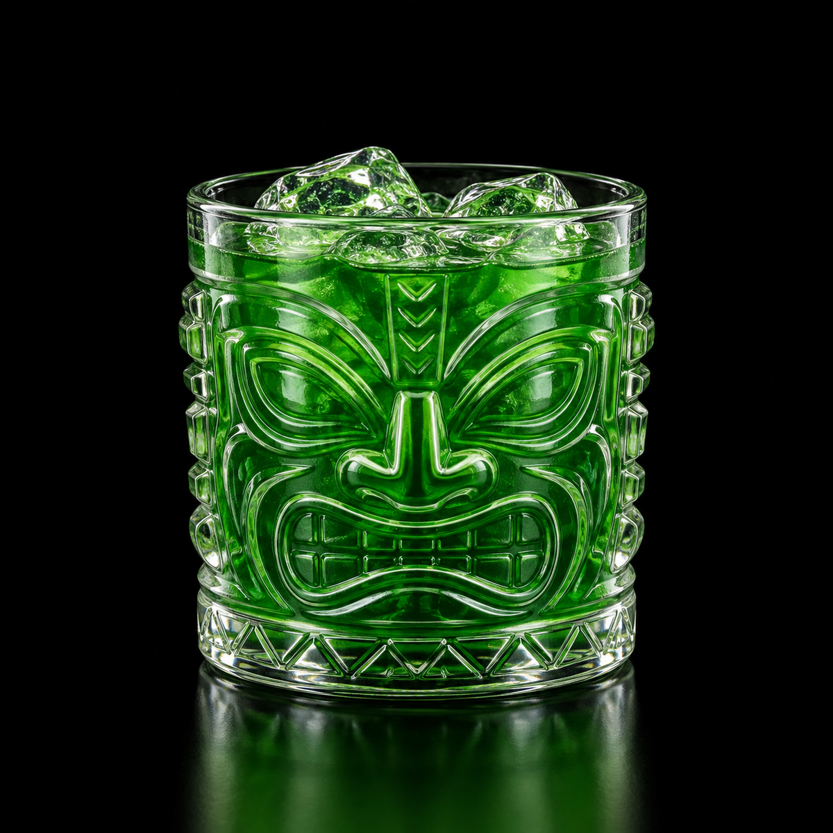 Short Tiki Glass