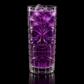 Skull Tiki Glass on black background